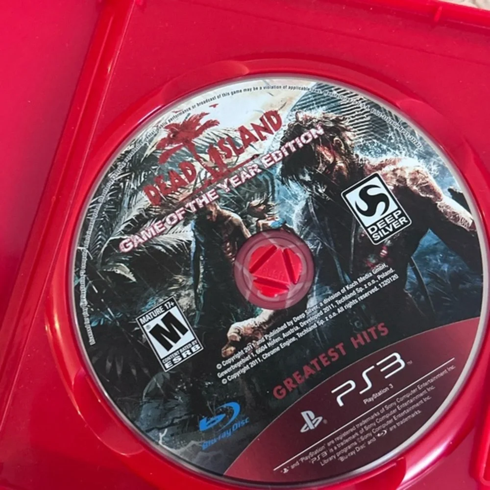 Dead Island‎ Game of the Year Edition for PS3 - Red Case